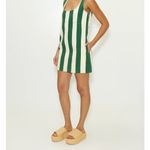 Simon Miller Sahara Striped Denim Mini Dress Green Size XS Photo 2