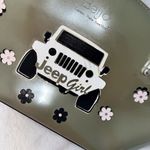 BEIJO Patent Leather Handbag Jeep Girl Green Photo 12