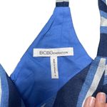BCBGeneration  Blue Striped Sleeveless Mini Dress 0 Photo 4
