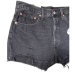 Levi's Levi’s Premium 501 Original Fit Black Cutoff Button Fly Shorts Size 32 Photo 5