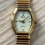 Wyler Diamond Rare Vintage Ladies Watch Gold Bracelet Dial New Old Stock IOB Photo 3