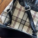 Plaid Backpack with Black Accents Photo 4
