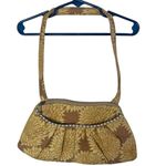 MARUCA Women’s Yellow Floral Handbag Purse Gold Photo 0