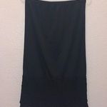 Downeast  black layered lace hem slip skirt Photo 0