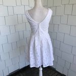 Crystal Doll  Women's White Lace V-Neck/Back Fit & Flare Mini Dress sz Jr's 3 Photo 4