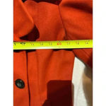 Antonio Melani Women's Orange Wool Blend Pea Coat Size 6 Winter Quiet Luxury Photo 7
