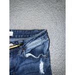 Kancan Jeans Women 7/27 Mid Rise Skinny Distressed Dark Wash Denim Pants Blue Photo 6