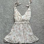 Skylar + Madison Floral Cream Sleeveless Dress Photo 0