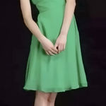 J.Crew Womens Sophia Sleeveless V-Neck Crepe 100% Silk Cocktail Party Dress 8P Photo 0