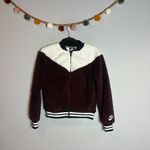 Nike  NSW Sportswear Sherpa Wolf Bomber Teddy Zip Up Jacket Photo 1