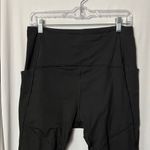Thinx Black Women's Period Leggings with Pockets Size Large Photo 3