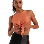 Koral NWT! Mayra Netz Tie Muscle Athleisure Gym Chic Tank - Size Large Photo 3