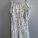 Daytrip Blue & Yellow Floral Adjustable Spaghetti Strap Short Romper Large NWT Photo 4