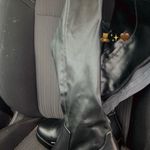 Ross Black chunky heel knee high boots Photo 2