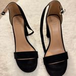 A New Day Black Faux Suede Heels Size 7.5 Photo 0