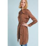 Anthropologie x Moth Carrie Trench Coat Size X-Small Open NO BELT Photo 3