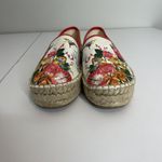 Johnny Was  Andra Espadrille White Floral Embroidered Size 5.5 Photo 5