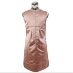 Max and Cleo Satin Blush Rose Shift Dress - Size 6 Photo 3