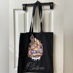 Handmade  Ice cold black tote‎ bag Photo 1