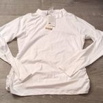 Calia white mock neck long sleeve rash guard size medium Photo 0