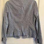 Tommy Hilfiger Women’s Blue & White Striped Blazer Size Medium Photo 2