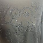 Vintage Armon Originals New York Semi Sheer Black Embellished Side Tie Top Size XL Photo 1