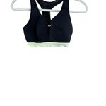 Nike  Black and Lime Green Sports Bra Photo 2