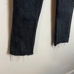 RE/DONE - Originals 70's Stove Pipe in Stoned Noir Raw Hem Black Denim Jeans Photo 5
