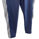 Vineyard Vines Women’s Navy Gingham Cropped Performance Leggings Size Medium Photo 3