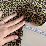 Dear Apple‎ Leopard Print Dress V Neck Short Sleeve Casual Tan Brown Size Large Photo 7