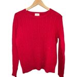 st. john's bay St. John’s Bay Red Long Sleeved Round neck Women’s Sweater Size Large Photo 1