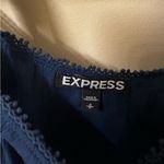 H&M Express Navy Blue Off The Shoulder Top Photo 4