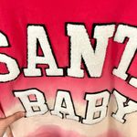 Judith March Santa Baby Red Tie Dye Short Sleeve Tee Size S Photo 1