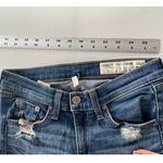 Rag and Bone Jeans Women 24 Blue Rip Dest Chester Skinny Denim Distressed Cotton Photo 6