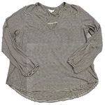 Lucky Brand Women's Long Sleeved Peasant Top V Neck Elastic @ Cuffs FLAW XL Photo 0