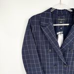 French Connection  Windowpane Double Breasted Blazer  
Size Small Photo 3
