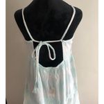 Aerie Light Blue Sleeveless Maxi Dress Adjustable Straps & Tiered Skirt Large Photo 8