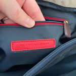 Tommy Hilfiger EUC ‎ women’s brown tan gold hardware zip shoulder tote bag purse Photo 4