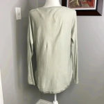 Lululemon  Pale Green Crewneck Rounded Long Sleeve Sweater Size 6 Photo 6