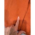 REWASH  Mid Rise Button Front Pleated Wide Leg Pants Orange Women's Size Large Photo 6