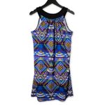Notations Midi A-Line Dress Womens Medium Geometric Sleeveless Business Casual Photo 1