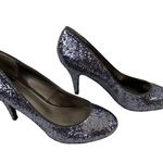 Fergalicious Women's Blue Sparkle Pumps Photo 1