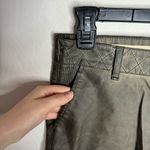 Anthropologie Pilcro quilted vegan breather mini shorts in bronze hue size 25 Tan Photo 5