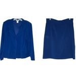 Vintage K Studio‎ Skirt Set Blue Size 16 Photo 1