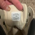 Michael Shannon Black and White Combat Boots with Chunky Sole Photo 2