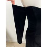 Badgley Mischka  Black Velvet Off Shoulder Long Sleeve Evening Gown Size 4 Photo 12