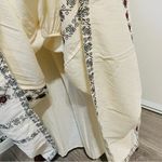 ZARA  Bohemian Summer Beach Ecru Long Embroidered Skirt Size XS-S 100% Cotton Photo 7