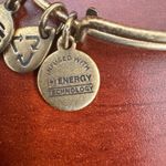 ALEX AND ANI  Aunt Charm‎ Bangle Bracelet Gold Tone American Flag Energy Photo 2