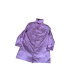 Saxton Hall Womens Lavender Light Rain Jacket Coat Sz petite 14 Funnel Neck Purple Photo 1