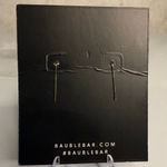 BaubleBar New Gold Tone Clear Rhinestones Farah Ear Crawlers Earrings Photo 1